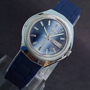 Vintage CITIZEN Automatic DD 17-Jewels Japanese Men's 6000 Genuine Wristwatch